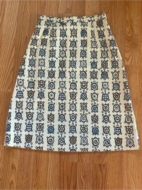 Vintage The Vested Gentress Corduroy Turtle Skirt XS Read